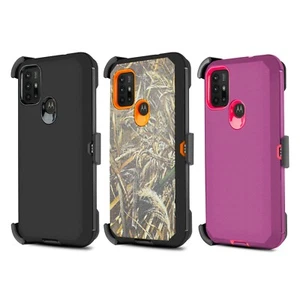 For Motorola Moto G30 / G10 Defender Case Holster Fit Otterbox Belt Clip Screen - Picture 1 of 37