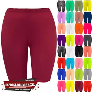 Plus Size Womens Ladies Lace Stretchy Dancing Cycling Hot Pant Tights Shorts - Picture 1 of 18