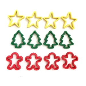 Coloridas cortadoras de galletas 4832 - botones en abundancia - Navidad - chatarra de costura artesanal - Imagen 1 de 2