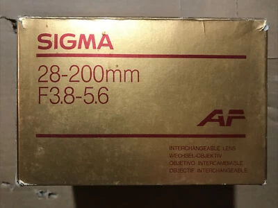 Sigma 28-200mm F3.8-5.6 Lens - Image 1 of 3