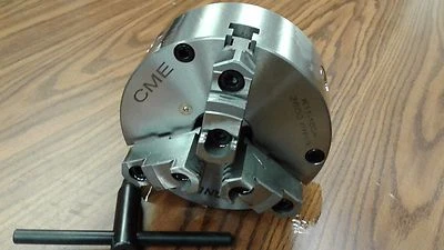 CME 6" 3-JAW SELF-CENTERING LATHE CHUCK front mounting for rotary table #0603F0-FM