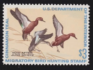 US RW38 $3 Duck Hunting Mint VF-XF OG NH w/ PSE Cert SMQ $55 - Picture 1 of 3