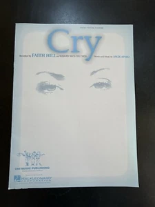 FAITH HILL sheet music CRY (2002) 7 pages (NM shape) - Picture 1 of 3