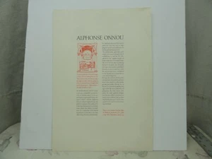 Alphonse Onnou Pro Arte Quartet Eulogy Elizabeth Sprague Coolidge Grabhorn Press - Picture 1 of 8