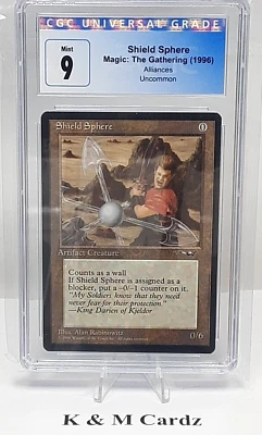 MTG - Alliances - Shield Sphere - Graded - CGC 9.0 - Vintage - Image 1 of 4