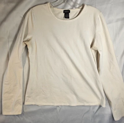 Женская футболка с длинным рукавом Evie топ большой L мягкая вязка твердое тело ворота - Изображение 1 из 4