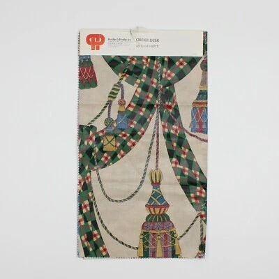 Vintage PINDLER & PINDLER  Fabric 3 pc 23" x 26"  - Image 1 of 4