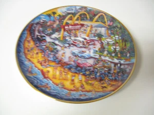 PLATO COLECCIONABLE - McDONALD'S - VERANO DORADO POR BILL BELL - PLACA NO. HA 3965 - Imagen 1 de 2