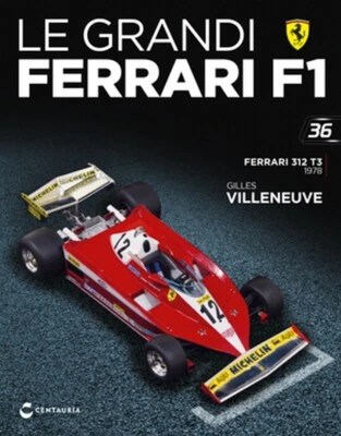 NEW 1:24 F1 FERRARI 312 T3 - Gilles Villeneuve 1978 IXO +BOX +Mag. no Minichamps - Immagine 1 di 4