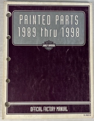 Harley Davidson 1998 piezas pintadas 1989-1998 Foto 1 de 4