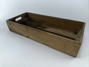 Wooden Serving Tray or Box Rustic 20”L 9”W 4”H - Picture 1 of 10