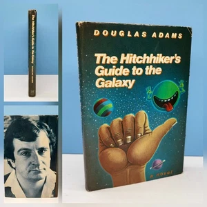 1979 The Hitchhiker's Guide To The Galaxy Douglas Adams HC Book Club Edition 1st - Imagen 1 de 14