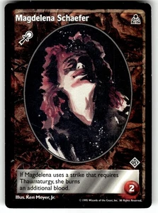 1995 Vampire: The Eternal Struggle CCG: Dark Sovereigns Card Nikolaus Vermeulen - Picture 1 of 4