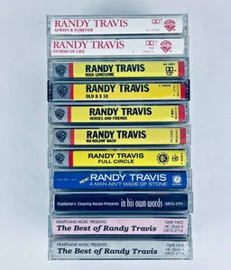 (11) Randy Travis Cassette Tapes: Always & Forever, Best Of, Made Of Stone, 8x10 - Picture 1 of 3