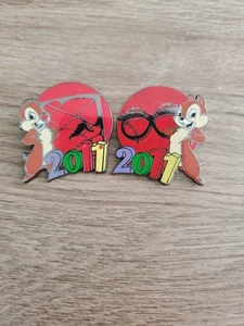 Disney Pin 2011 Chip & Dale Dated Pins - Picture 1 of 4