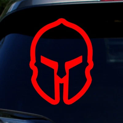 TRUE ARTWORX Sparta Decals - Buy 1 Get 1 Free Outine Spartan Sticker BOGO