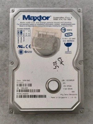 DISCO MAXTOR DIAMONDMAX PLUS 9 IDE 80 GB ATA/133HDD  - Immagine 1 di 3