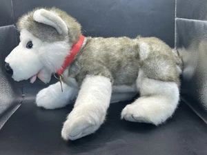Build A Bear Siberian Husky Bearemys Kennel Pals 16 Zoll Plüschhund blaue Augen - Bild 1 von 8