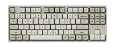 Keychron C1 Pro TKL Retro Mechanical Keyboard, K Pro Red Switch C1PX-M6, 8K Rate - Image 1 of 4