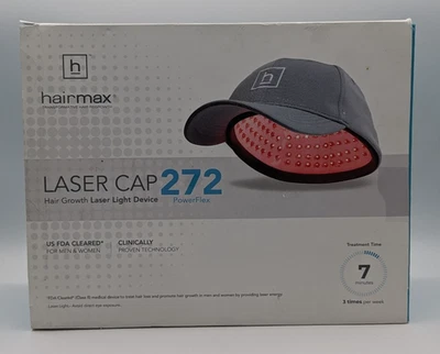 Hairmax Transformative Hair Regrowth Laser Cap 272 Power Flex - New Open Box - Image 1 of 4
