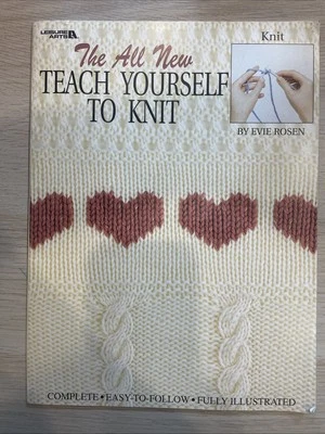 The All New Teach Yourself to Knit by Evie Rosen Leisure Arts #623 1992 Preowned - Image 1 of 4