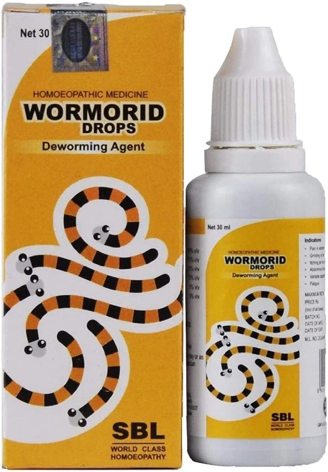 SBL Wormorid Drop Homeopathic for DeWorming Children 30ml
