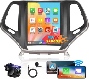 ✅ Tesla 2+64G Android Car Stereo & Radio Dash Kit for Jeep Cherokee 2013-2018 - Picture 1 of 8