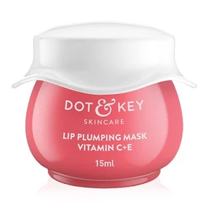 Dot & Key Lip Plumping Mask With Shea Butter, Vitamin C + E, 15ml