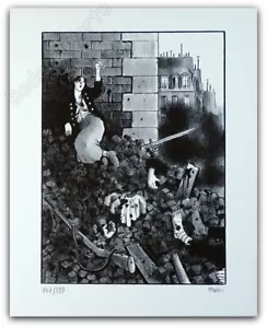Affiche Lithographie Tardi La commune IV 399ex signée 40x50 cm - Afbeelding 1 van 1