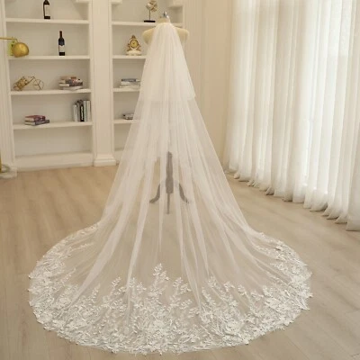 Velo Boda Flor Silvestre con Colorete Hecho a Mano Velo de Novia Velo Floral Foto 1 de 4