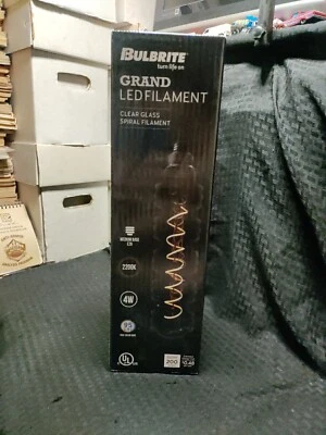 Antique LED Filament Light Bulb - Water Bottle Shaped - 4W - BULBRITE-776303 - Image 1 of 4