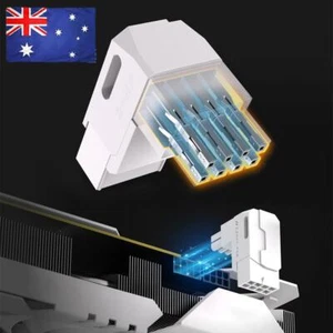 8-Pin PCIe GPU Power Steering Connector Plastic Power Interfaces Steering Head - Afbeelding 1 van 24