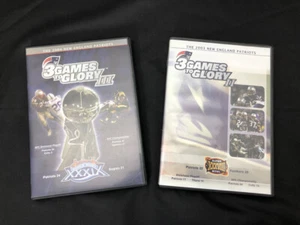 New England Patriots 3 Games to Glory II & III Dual DVD Sets 2003 & 2004 - Imagen 1 de 7