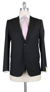 Luigi Borrelli Charcoal Gray Wool Solid Suit - 44/54 - (B90125417)