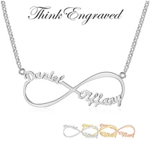 Collar Infinito Personalizado 2 Nombres - Collar Personalizado para Parejas - Personal - Imagen 1 de 7