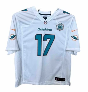 Nike On Field Miami Dolphins 50 Seasons Badge Ryan Tannehill Jersey 2XL - Picture 1 of 8