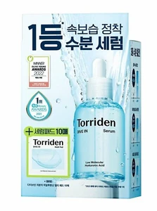 Torriden Dive-In Hyaluronic Acid Serum 50mL Special Korean Set (+Multi Pad 10P)