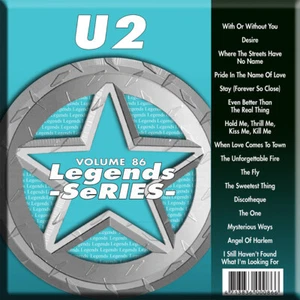 U2 LEGEND SERIES VOL-86 KARAOKE CD+G with or without you/desire NEW IN PLASTIC - Picture 1 of 2