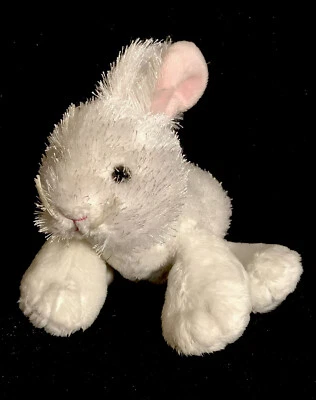 Ganz Lil'kinz Webkinz White Rabbit HM078 Plush Stuffed Toy Animal 7” Inch VGUC - Image 1 of 4