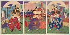 Chikanobu, Japanese Antique, Meiji Art, Original Japanese Woodblock Print