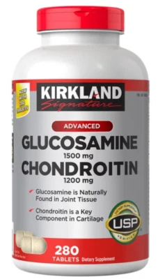 Kirkland Signature Advance Glucosamina y Condroitina - Soporte Articular - 280ct Foto 1 de 4