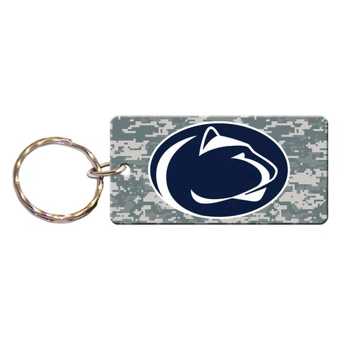 PENN STATE NITTANY LIONS DIGITAL CAMO RECTANGLE ACRYLIC KEY RING NEW WINCRAFT Cover