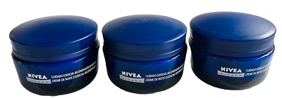 3x Nivea Nachtcreme Feuchtigkeitsspende 50ml Normale und Mischhaut - Bild 1 von 3
