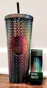 Vaso Starbucks OIL SLICK NEGRO Bling Tachonado (Venti) + Llavero - AUTÉNTICO - Imagen 1 de 7