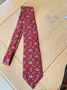 Cravate/Tie★SALVATORE FERRAGAMO en soie silk siede ★Krawatte silk TBE - Imagen 1 de 6