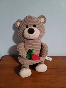 Hugfun Tan Corduroy Cuddly Comfy Teddy Bear 20” - Imagen 1 de 8