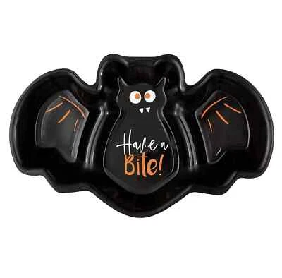 Serving Tray Bat Shaped Halloween Tray "Have a Bite" - Image 1 of 4