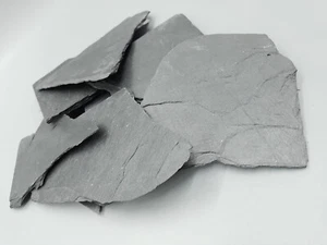 10 kg Schieferplatten 5 bis 10cm Platten Bruch Zier Steine Aquarium Zierplatten - Bild 1 von 5