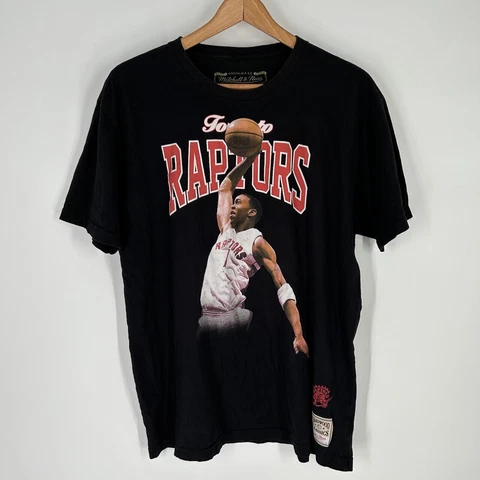 Toronto Raptors Mitchell & Ness Mens Black Tracy McGrady T-Shirt Size XL Cover