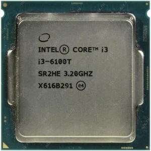Intel Core i3-6100T 3.2GHz SR2HE LGA 1151 Socket 4 Threads 2 Cores CPU Processor - Picture 1 of 1